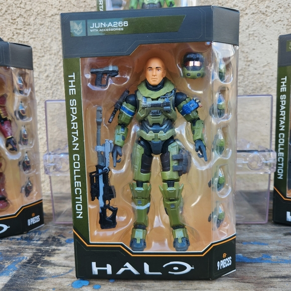 Halo The Spartan Collection Series Action Figure Complete Series 4 Set, 5 figure - Picture 3 of 8